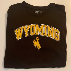 Brown and Yellow Wyoming Tshirt